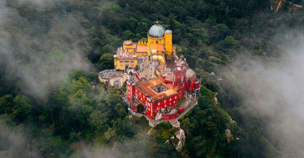 Vista Aerea do Palácio da Pena